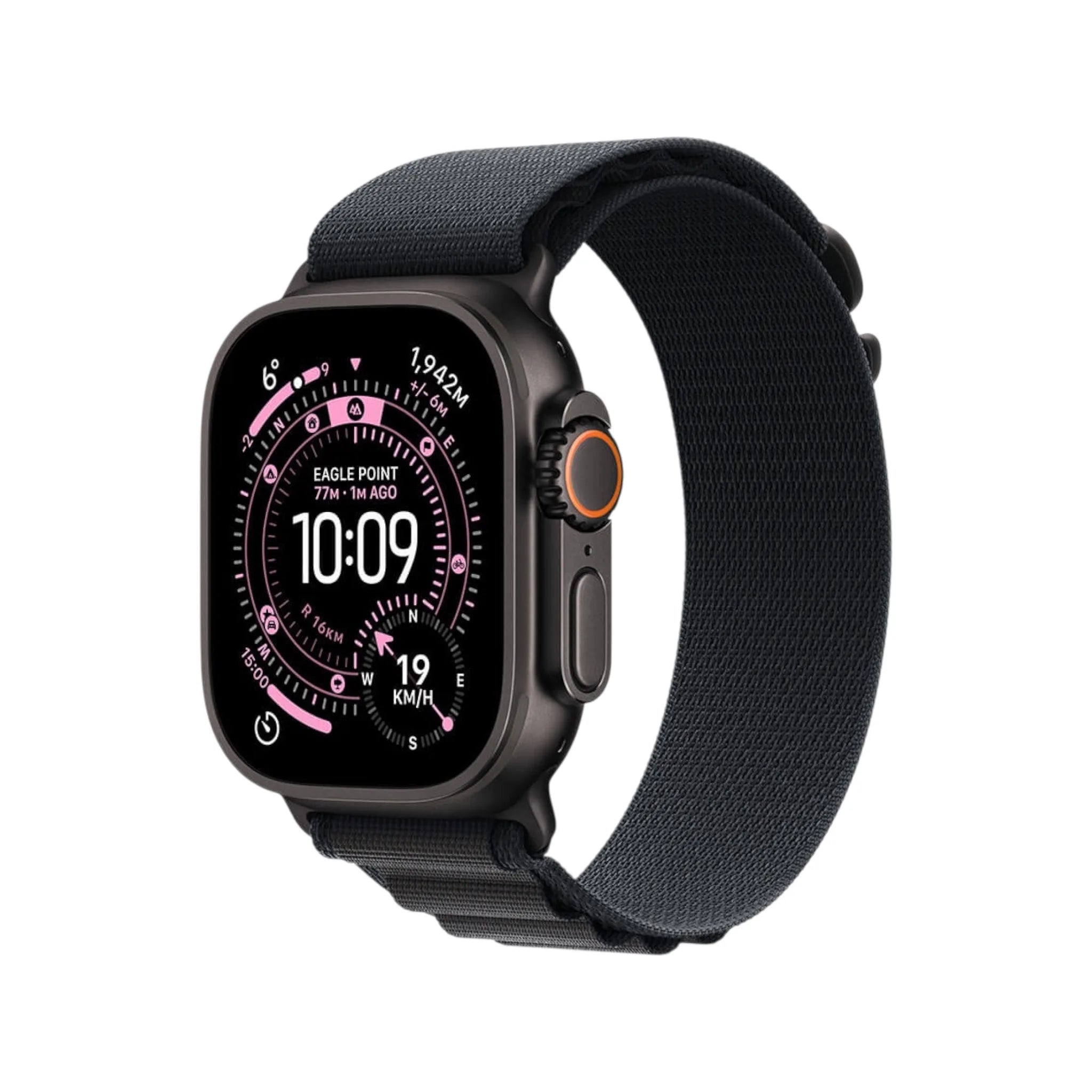 Apple Watch Ultra 3 GPS + Cellular, 49mm Black Case with Alpine Loop