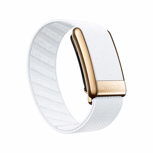 Arctic with Rose Gold SuperKnit Luxe Band for Whoop, luxurious and durable band elegant design, at TaMiMi Projects in Qatar.