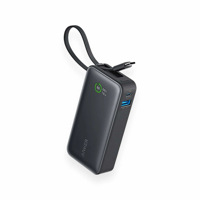 Anker Nano 10000mAh power bank with built-in USB-C cable - TaMiMi Projects in Qatar