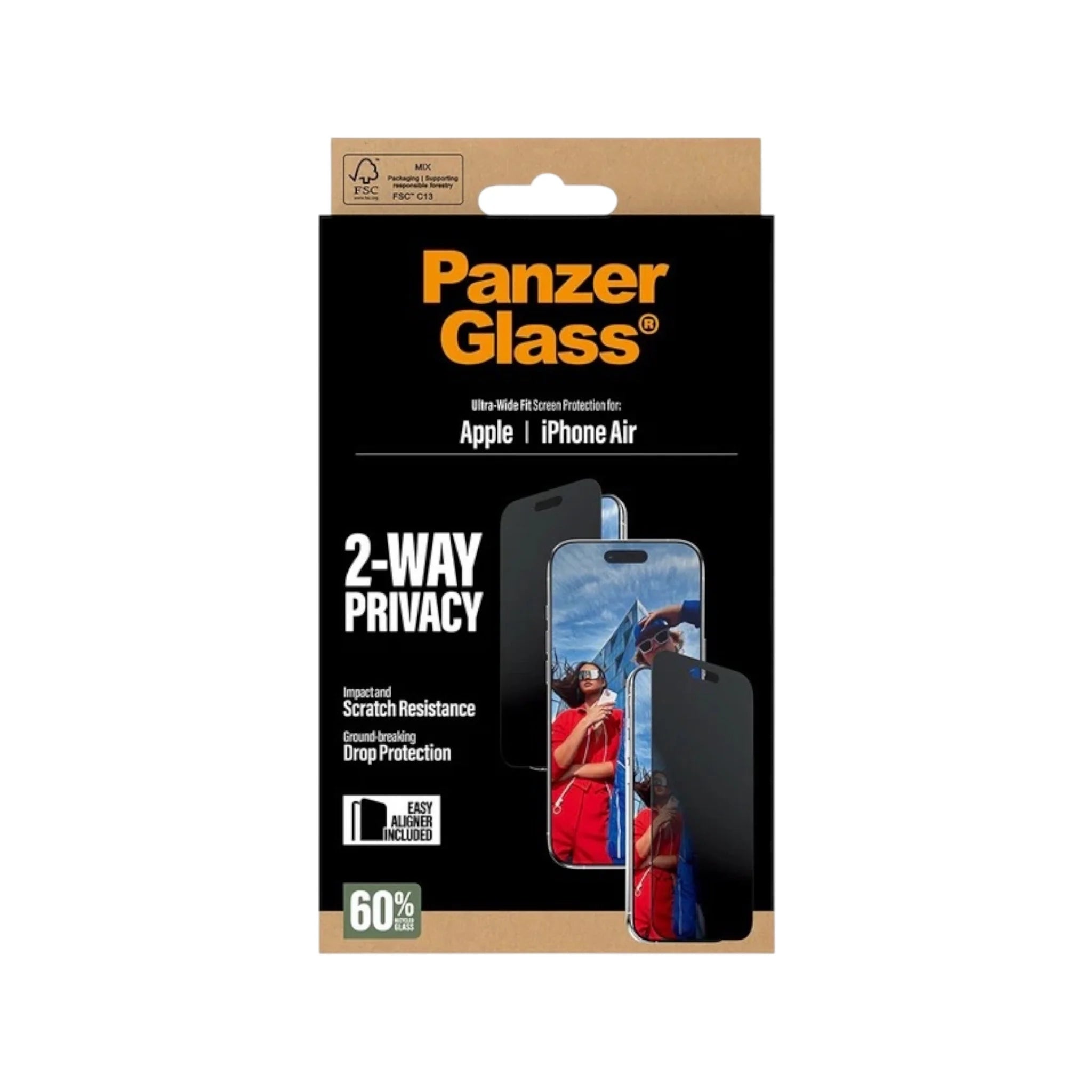 PanzerGlass® Screen Protector for iPhone Air - Privacy PanzerGlass® Screen Protector for iPhone Air - Privacy
