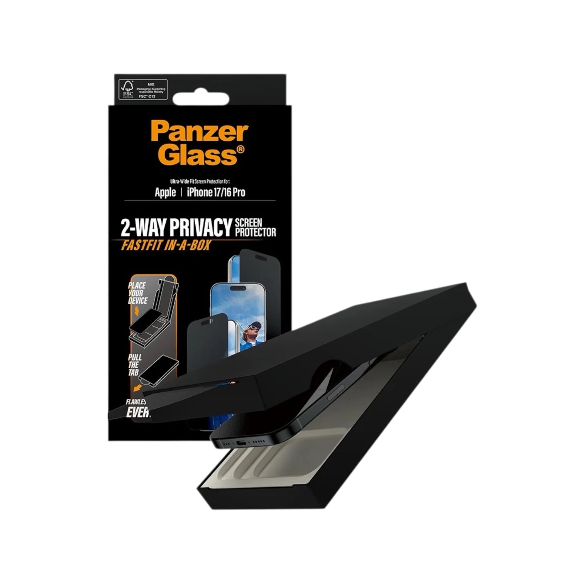 PanzerGlass® Screen Protector for iPhone 17 - Privacy PanzerGlass® Screen Protector for iPhone 17 - Privacy