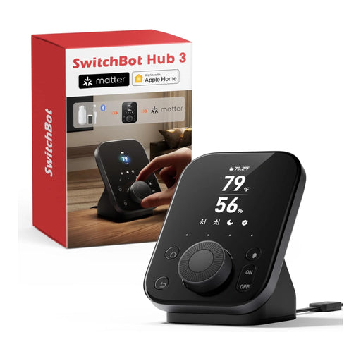 SwitchBot Hub 3 Smart Home Controller, Control all home devices from one hub easily. TaMiMi Projects Qatar.