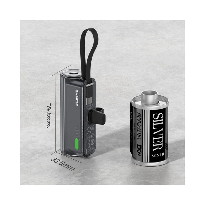 ‫احصل على باور بنك SHARGE Flow Mini من تميمي بروجكتس في قطر. تصميم صغير، شحن سريع، مع كيبل مدمج لأجهزة iPhone وAndroid. 