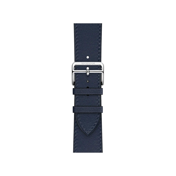 Hermès Apple Watch Band 46mm Swift - Navy