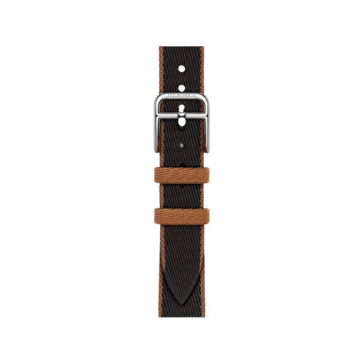 The Hermès Single Tour band fits any stainless steel Apple Watch case for 38/40/41/42 mm cases. at TaMiMi Projects.