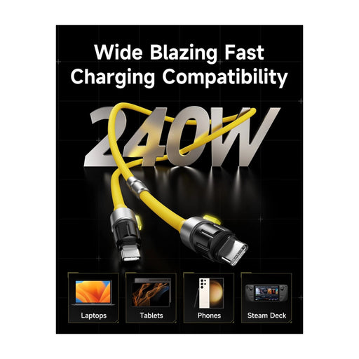 ‫احصل على سلك شحن من شركة SHARGE من تميمي بروجكتس في قطر. شحن سريع PD3.1، تصميم متين، مؤشر إضاءة عصري. 