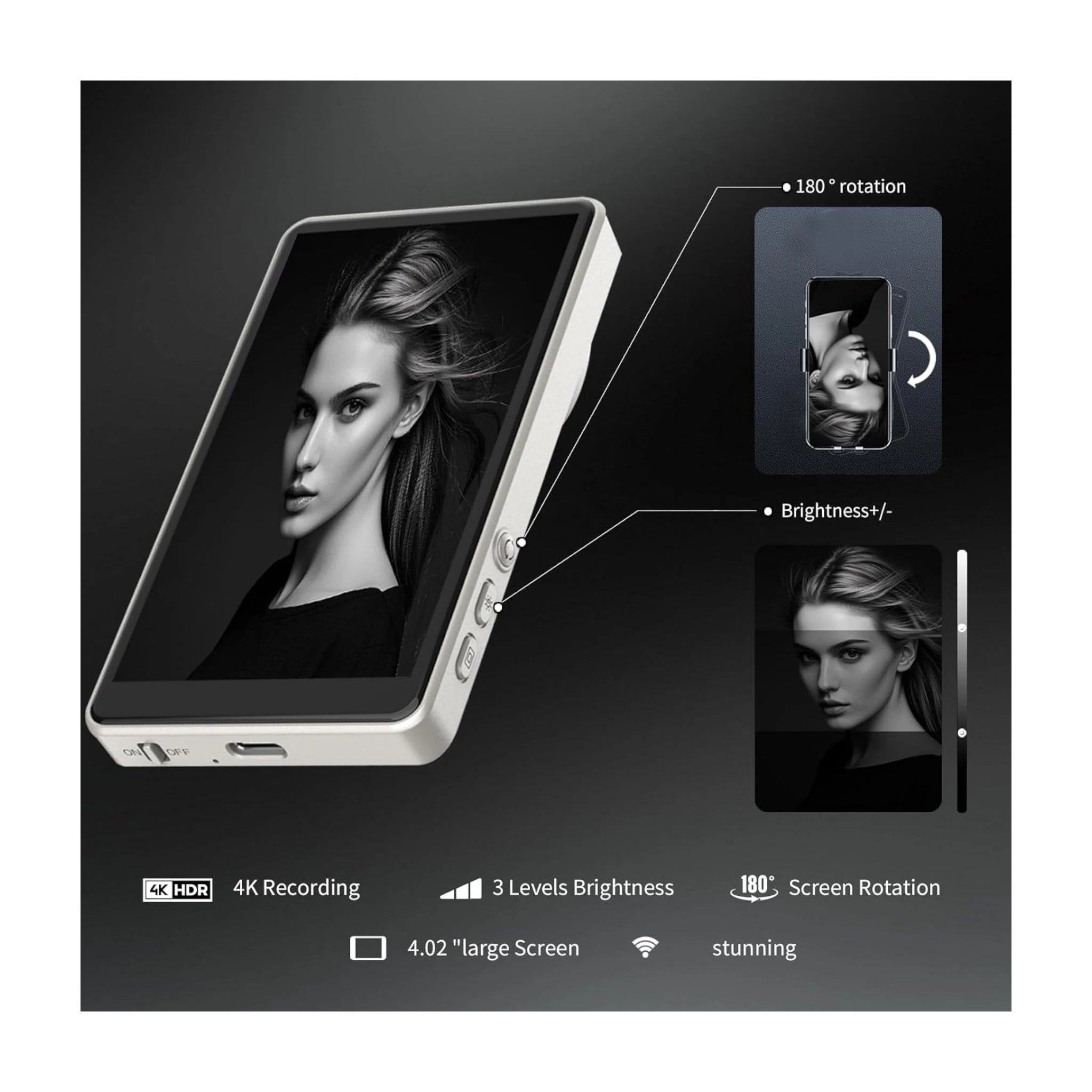 Magnetic Selfie Screen for Phone Magnetic Selfie Screen for Phone