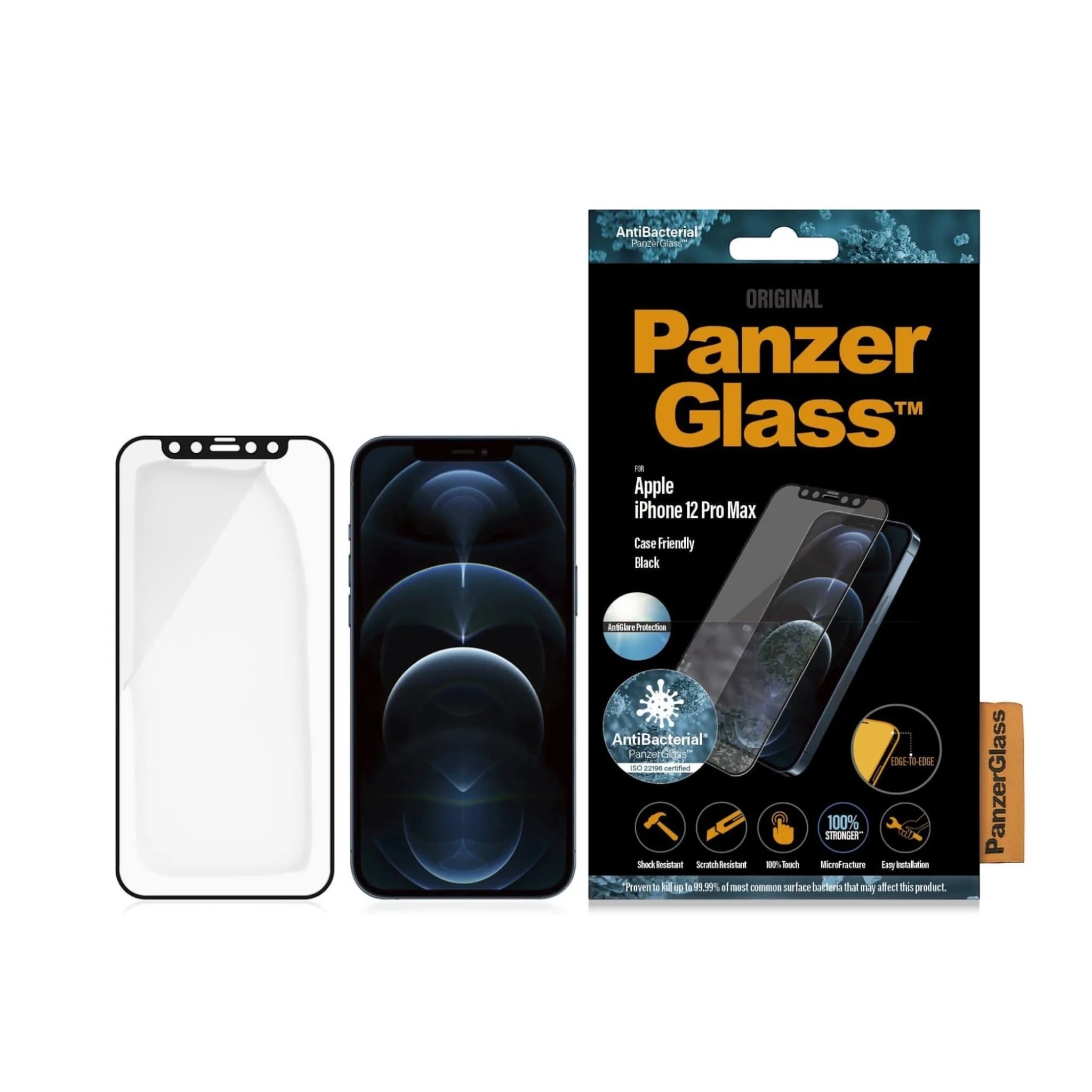 PanzerGlass™ for iPhone 12 Pro Max - Anti glare PanzerGlass™ for iPhone 12 Pro Max - Anti glare