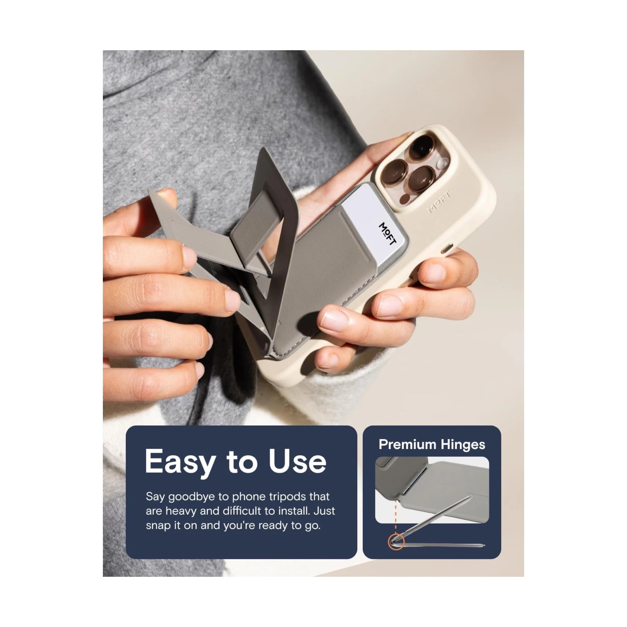 MOFT X Adhesive Phone Stand - Camouflage Gray MOFT X Adhesive Phone Stand - Camouflage Gray