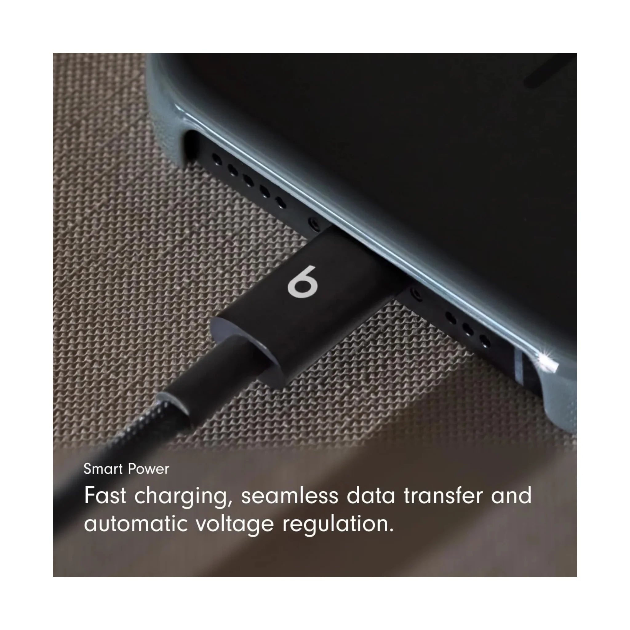 Beats USB‑C to USB‑C Woven Cable (1.5 m) - Bolt Black Beats USB‑C to USB‑C Woven Cable (1.5 m) - Bolt Black