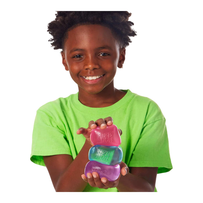NeeDoh Nice Cube Sensory Squish Toy, Squeeze, stretch, and squish it, then watch it return to its square shape.