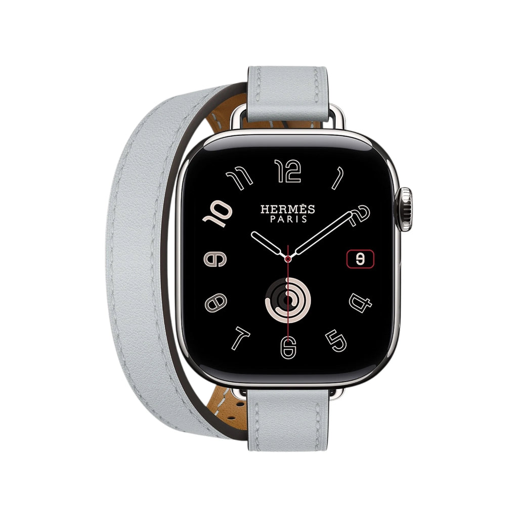 Hermès Apple Watch Band 42mm, bleu glacier | TaMiMi Projects