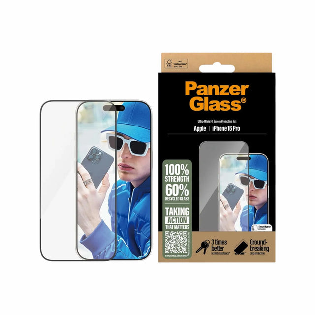 PanzerGlass® screen protector with frame offers drop protection, scratch resistance, and easy installation. at TaMiMi Projects.