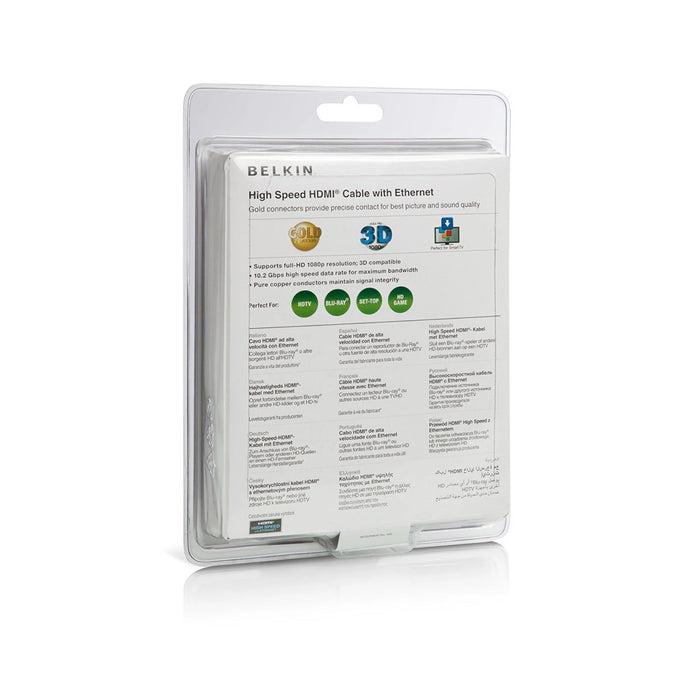 Belkin HDMI to HDMI Cable - 5m at TaMiMi Projects in Qatar. High-speed 4K for TV, gaming & streaming. Delivers high-quality.