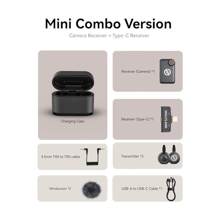 Hollyland Lark M2S Mini Wireless Mic, titanium clip-on design keeps your microphone securely in place, at TaMiMi Projects 
