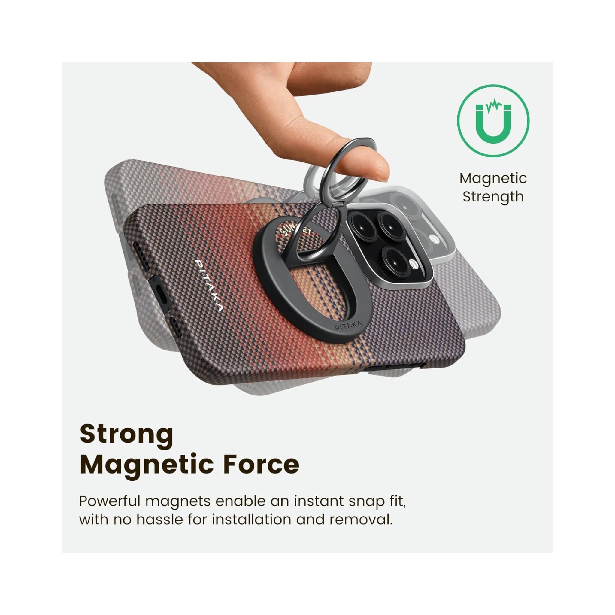 PITAKA MagSafe Phone Grip PITAKA MagSafe Phone Grip