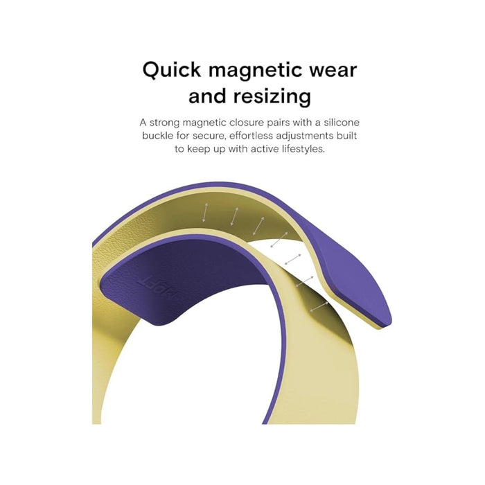 ‫احصل على سير لساعة ابل من شركة موفت لدي تميمي بروجكتس في قطر. تصميم ثنائي اللون، تثبيت مغناطيسي سريع، سيليكون ناعم ومريح. 