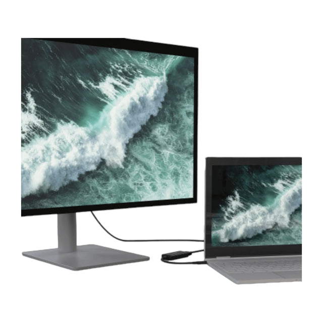 Belkin HDMI adapter with HDR10+ technology for clear video.