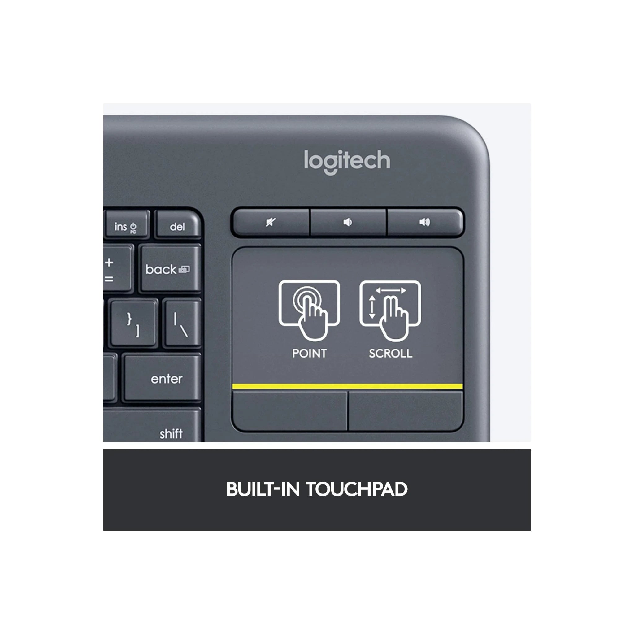 Logitech K400 Plus Wireless Keyboard Logitech K400 Plus Wireless Keyboard