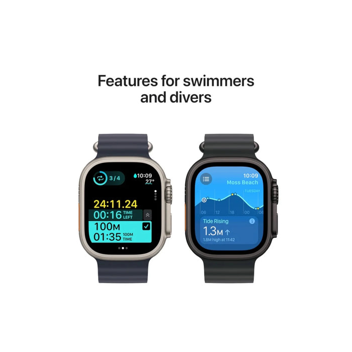 Apple Watch Ultra 2 GPS + Cellular 49mm Natural Titanium with Milanese Loop - S, Available now from TaMiMi Projects in Qatar.