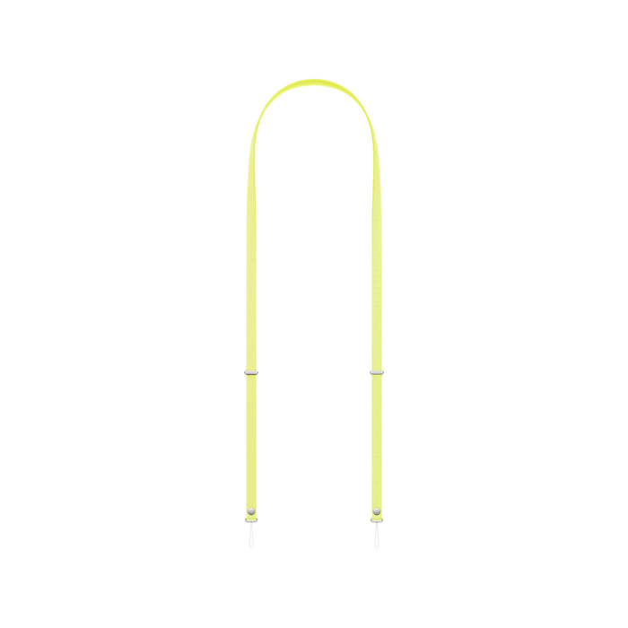 Apple Crossbody Strap in Neon Yellow, Available now from TaMiMi Projects in Qatar.