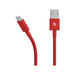 Beats USB-A to USB-C Woven Cable 1.5m in Red, Available now from TaMiMi Projects in Qatar.