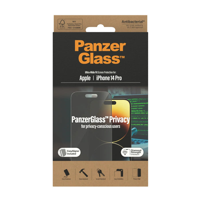 Get PanzerGlass حماية بانزر للايفون ١٤برو/ ايفون ١٥- شفاف in Qatar from TaMiMi Projects