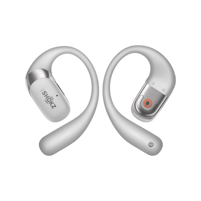 ‫احصل علي سماعة شوكز OpenFit 2 لدي تميمي بروجكتس في قطر. استمتع بصوت نقي وراحة طوال اليوم، مقاومة للماء، بطارية ٤٨ ساعة. 