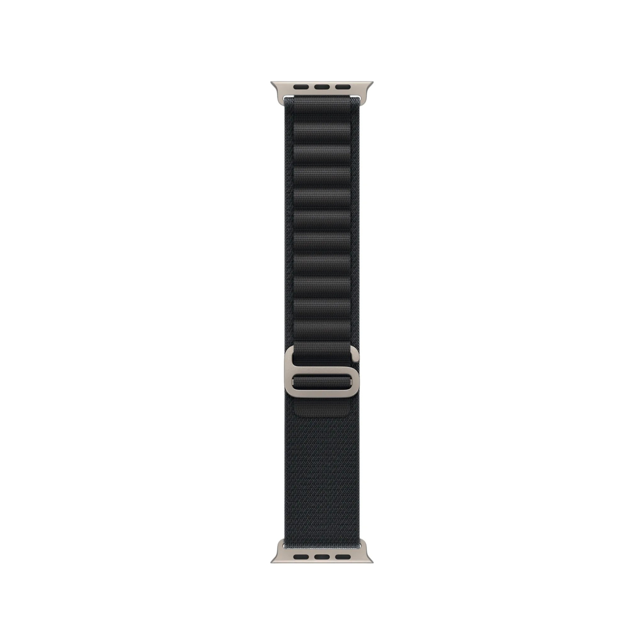 49mm Black Alpine Loop - Natural Titanium Finish