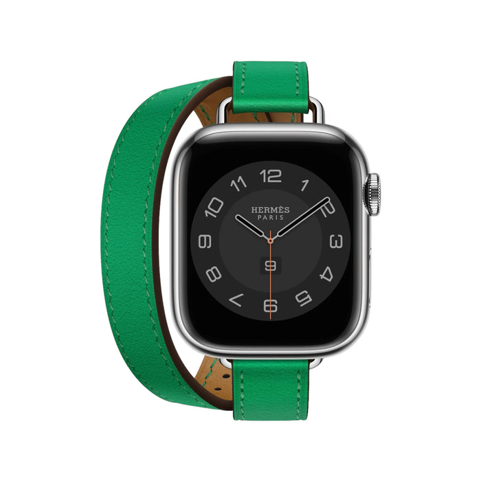 Get Hermès Hermès Apple Watch Band 41mm - Bambou Attelage Double Tour, in Qatar from TaMiMi Projects.