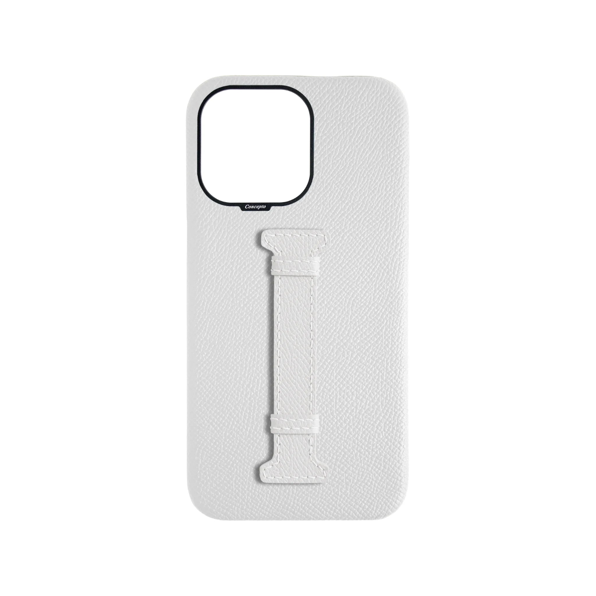 Concepto Epsom Middle Strap Case - White | iPhone 15 Pro Concepto Epsom Middle Strap Case - White | iPhone 15 Pro