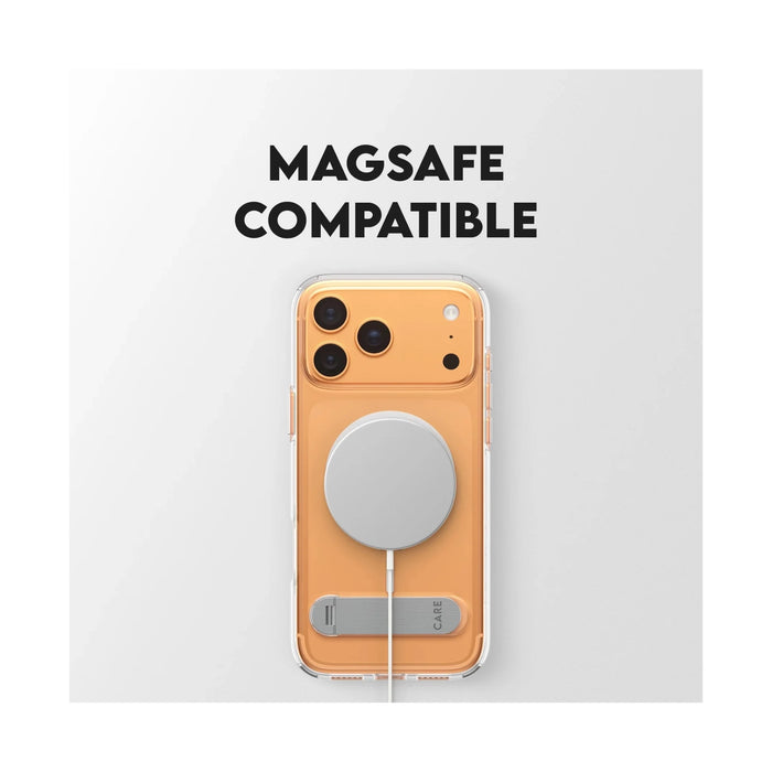 PanzerGlass Case for iPhone 17 Pro w. Kickstand & MagSafe - Clear
Available now from TaMiMi Projects in Qatar.