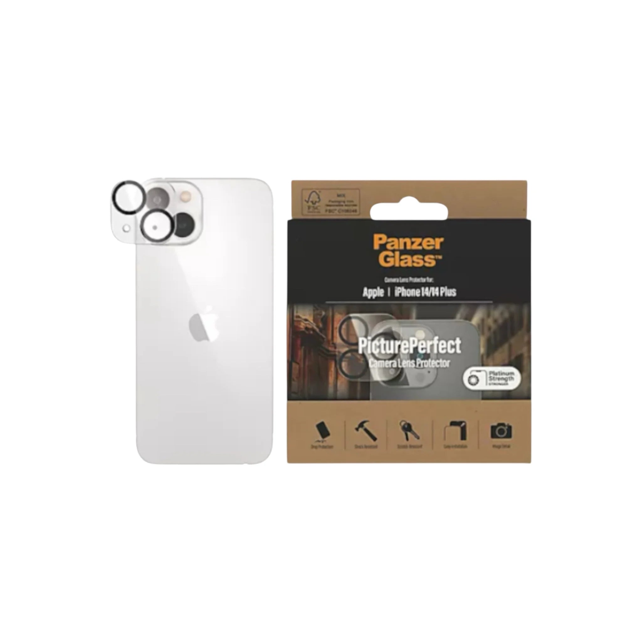 PanzerGlass Camera Lens Protector iPhone 14 | 14 Plus PanzerGlass Camera Lens Protector iPhone 14 | 14 Plus