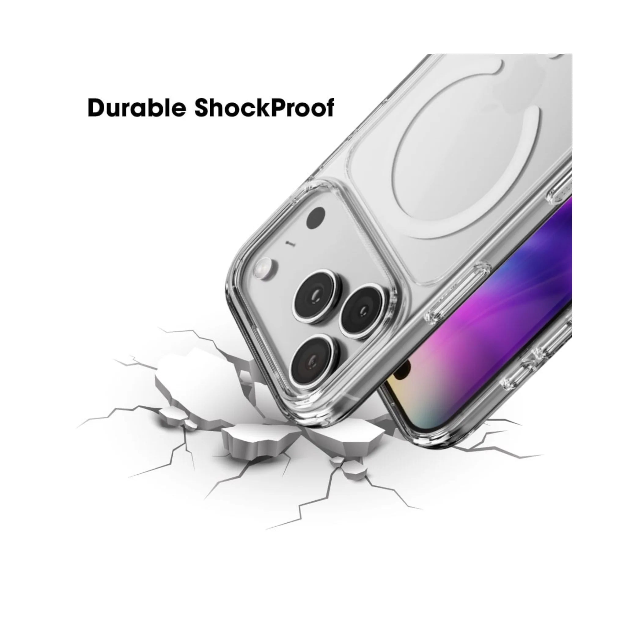 BluePebble MagSafe Case iPhone 17 Pro Max - Clear BluePebble MagSafe Case iPhone 17 Pro Max - Clear
