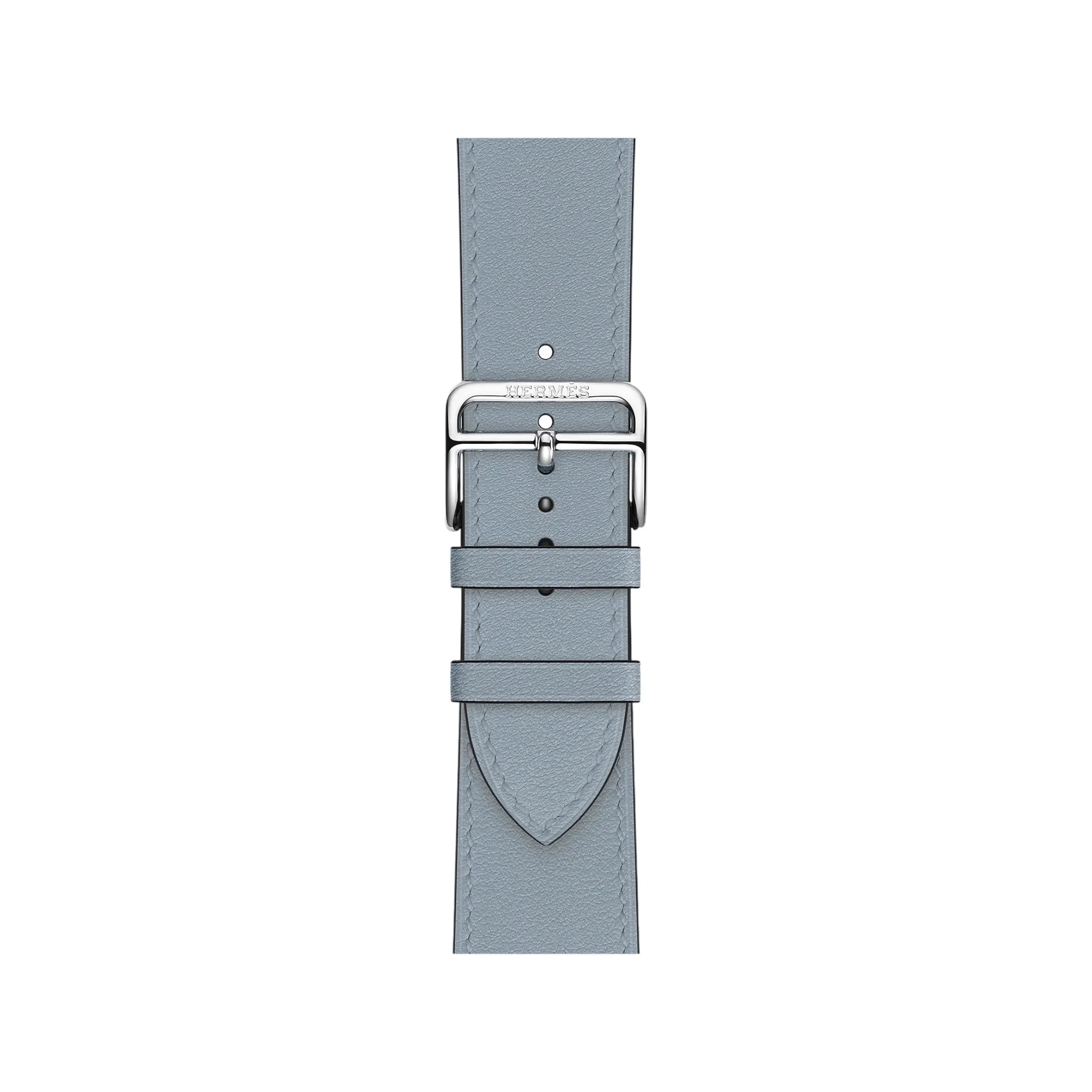 Apple Watch Hermès 46mm - Bleu Lin Single Tour Apple Watch Hermès 46mm - Bleu Lin Single Tour