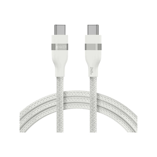 Anker USB-C to USB-C Cable 240W - 6ft, 
combines a soft touch with easy storage,
Available now from TaMiMi Projects in Qatar.