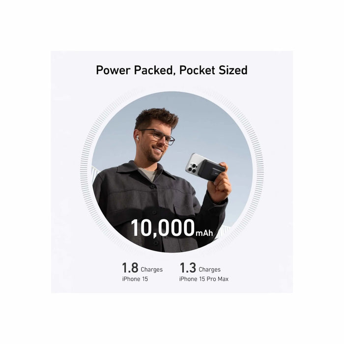 Anker MagGo Power Bank 15W wireless with smart display – TaMiMi Projects in Qatar