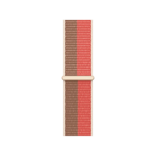 Apple 41mm Sport Loop in Pink Pomelo/Tan, Available now from TaMiMi Projects in Qatar.