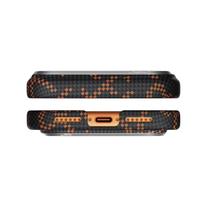 Pitaka iPhone 17 Pro Case - Leaping (Orange Black) TaMiMi Projects Qatar.
