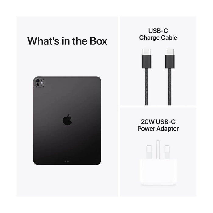 Apple iPad Pro 11-inch M5, Apple M5 chip, Ultra Retina XDR display, Wi-Fi 7 and 5G, 12MP camera, from TaMiMi Projects in Qatar.