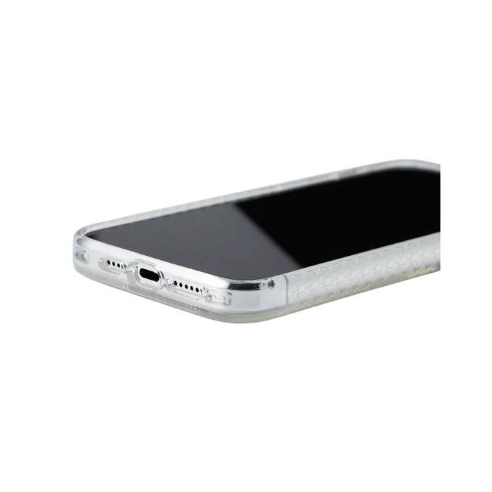 Grip2u iPhone 15 Pro Case in Clear, Kickstand, Grip Band Available now from TaMiMi Projects in Qatar.