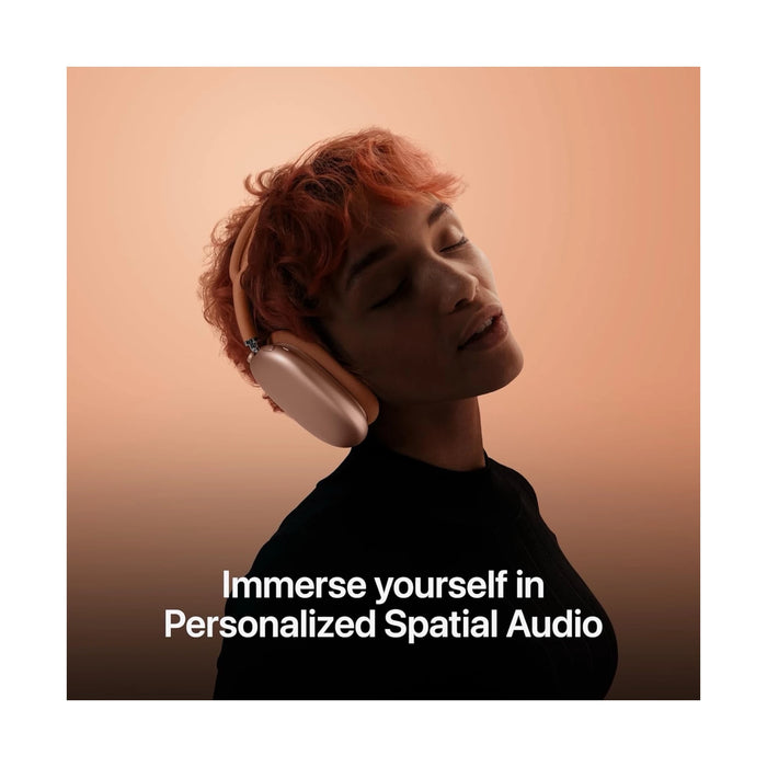 سماعات آيربودز ماكس باللون الازرق (٢٠٢٤)،  بجودة صوت متقدمة وميزة إلغاء الضوضاء النشطة، متوفرة لدى تميمي بروجكتس في قطر.