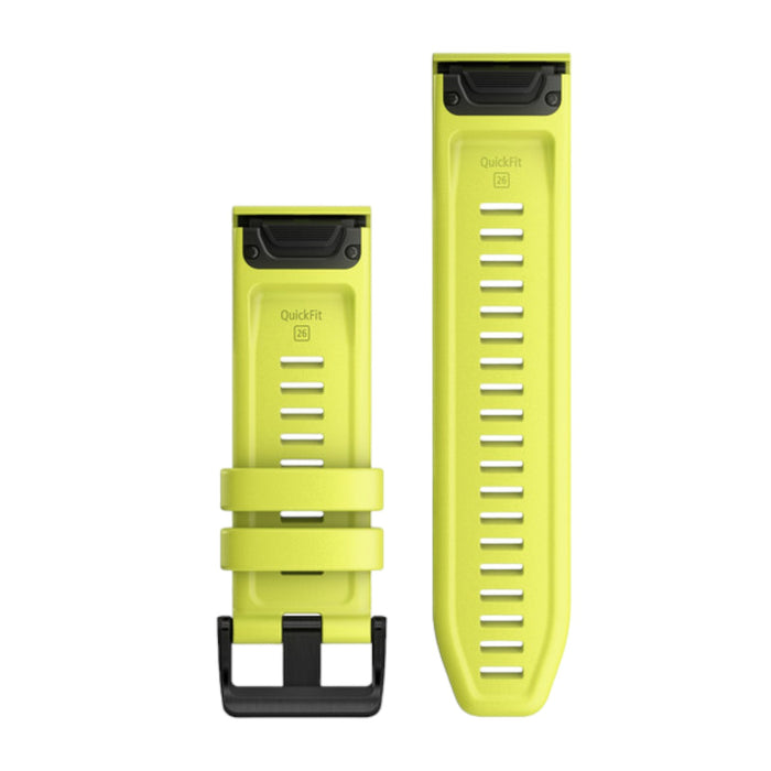 Garmin QuickFit® 26 Watch Bands - Amp Yellow Silicone