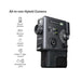 Fujifilm Instax Mini Evo Cinema Instant Camera, 1.54-inch color LCD screen for previewing shots & adjusting settings easily.