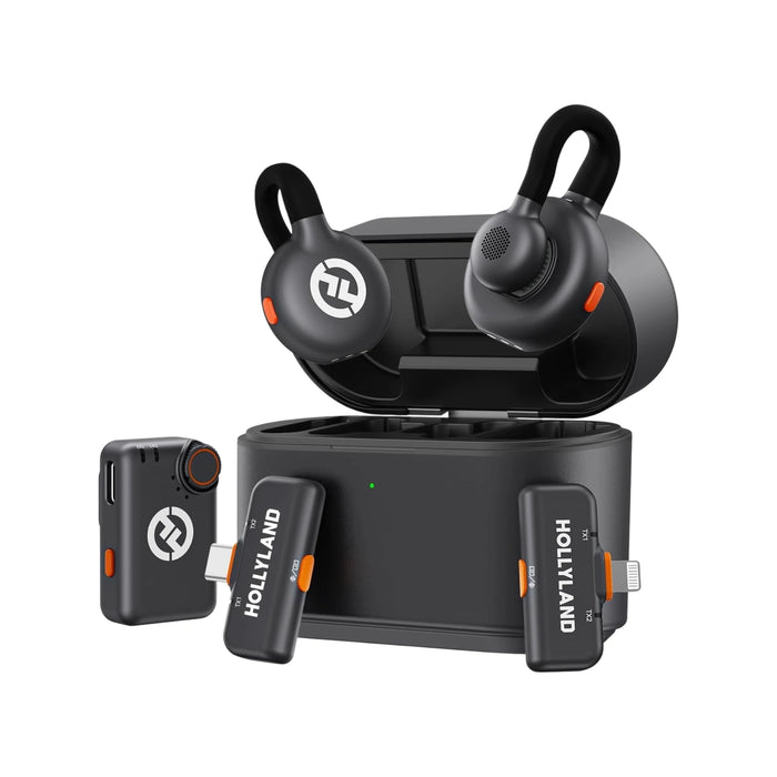 Hollyland Lark M2S Ultimate Combo Mic - Combo, offering a completely discreet & professional appearance, at TaMiMi Projects.