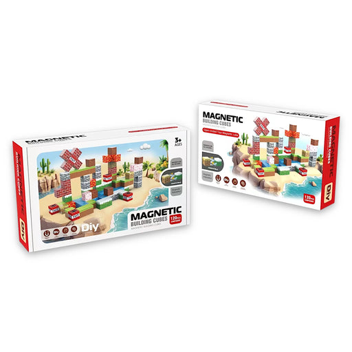 Minecraft Magnetic Building Blocks Set - 120 Pieces, Available now from TaMiMi Projects in Qatar.