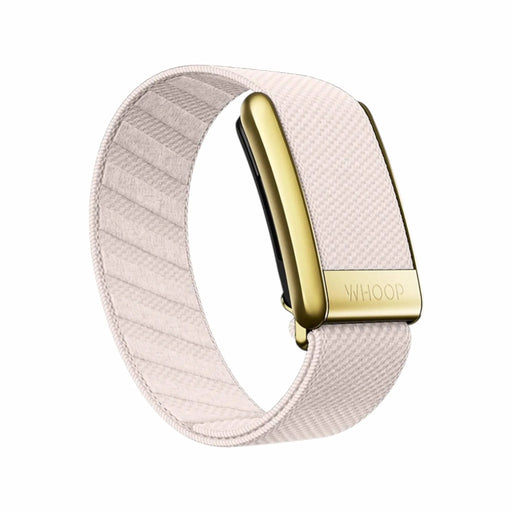 Champagne Gold SuperKnit Luxe Band for Whoop, elegant, style and comfort at TaMiMi Projects in Qatar.