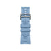 Hermès Apple Watch Band 46mm in Bleu Pastel Kilim. TaMiMi Projects Qatar.