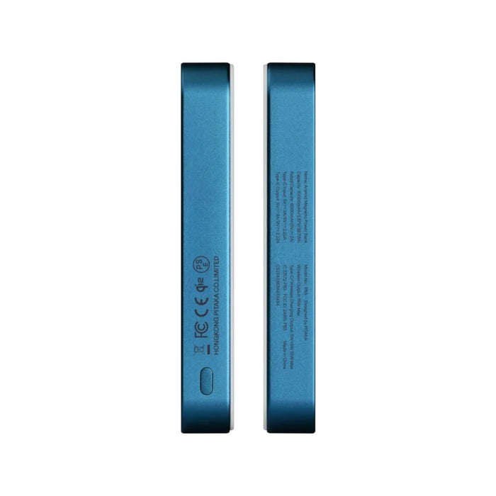 Pitaka Magnetic Power Bank 10000mAh Qi2 Wireless, Strong magnetic attachment. TaMiMi Projects Qatar.