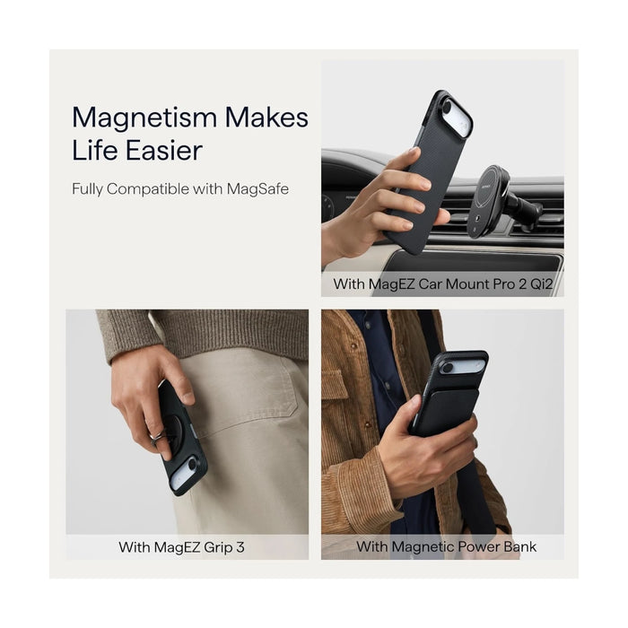 Pitaka iPhone Air Case - Black, Woven from ultra-strong aramid fiber
Available now from TaMiMi Projects in Qatar.